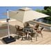 PURPLE LEAF 10ft Patio Umbrella Outdoor Square Umbrella Large Cantilever Umbr...