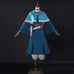 Delicious In Dungeon Marcille Cosplay Costume Blue Dress For Halloween Suit