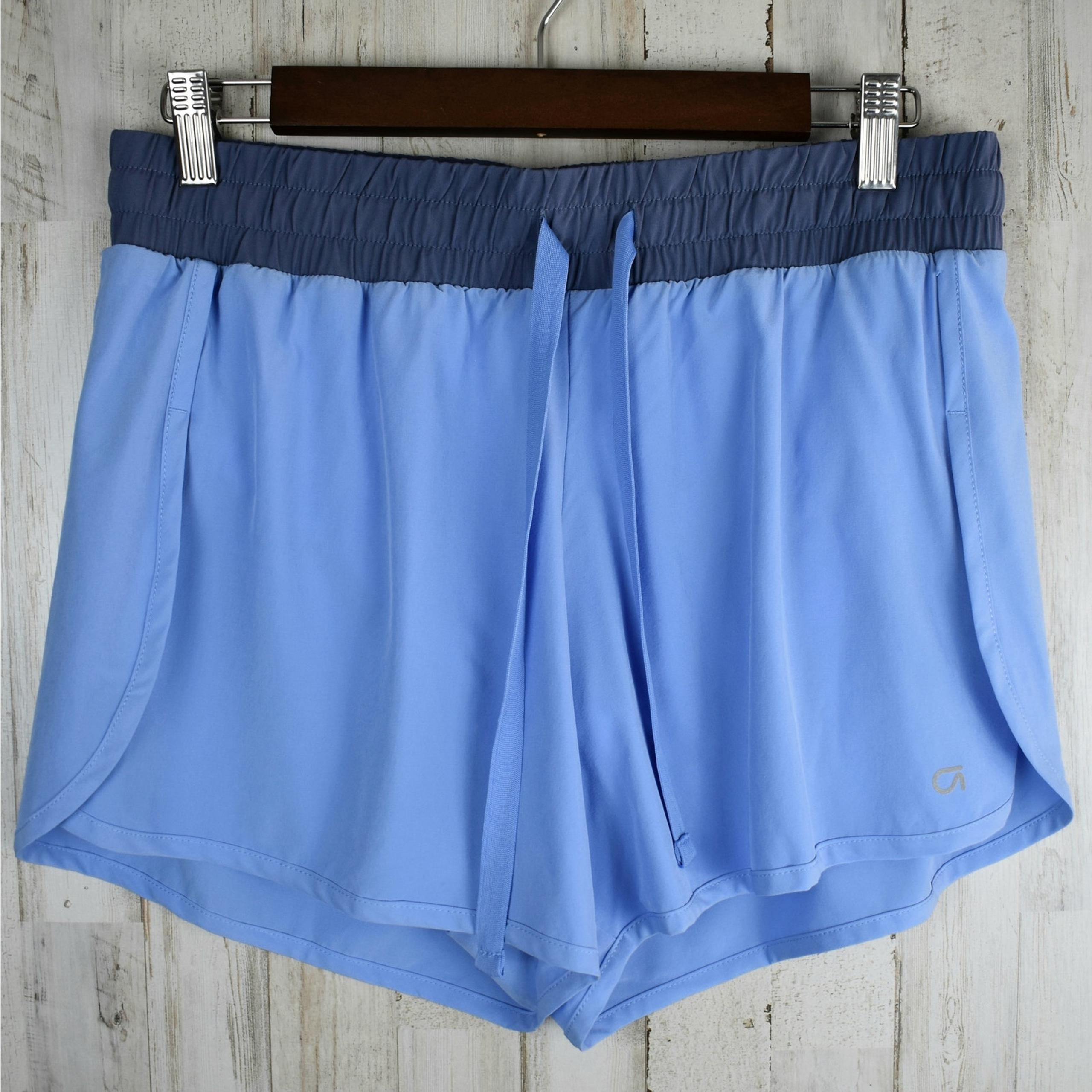 Gap Fit blue athletic running active shorts lined w/ pockets Women's size medium