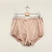 LUNYA Sleep Shorts Otium Tan Washable Silk Satin High Rise Sleepwear