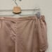 LUNYA Sleep Shorts Otium Tan Washable Silk Satin High Rise Sleepwear