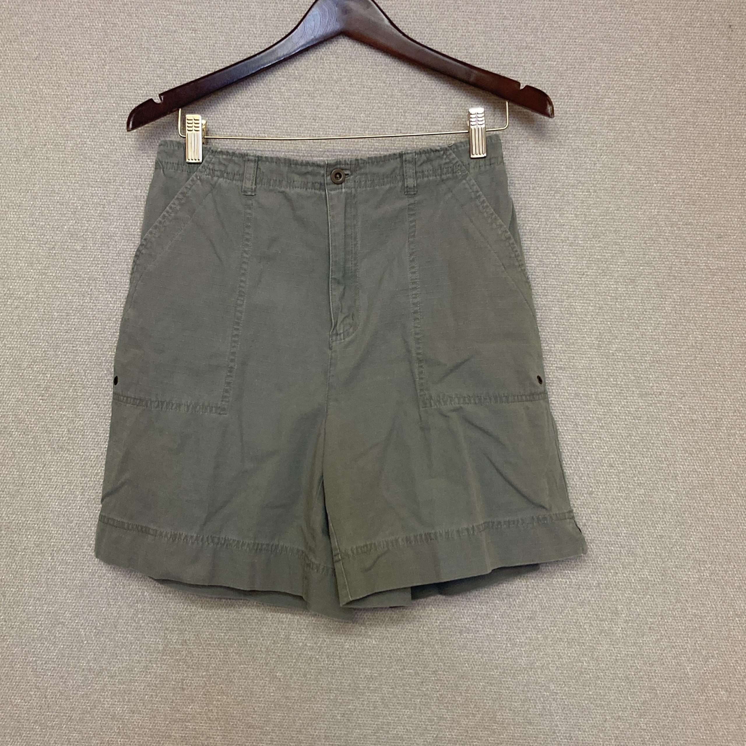 Olive green shorts  size  8