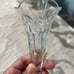 Crystal Petit Points By Mikasa 7” Candle Sticks Set of 2