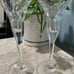 Crystal Petit Points By Mikasa 7” Candle Sticks Set of 2