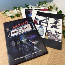 Gorillaz Demon Days Live NYC 2006 - Set of 4 Art Prints / Program