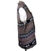 Vintage Southwestern Handmade Vest Serape Blanket Fringe Aztec Womens OS VTG
