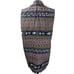 Vintage Southwestern Handmade Vest Serape Blanket Fringe Aztec Womens OS VTG