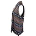 Vintage Southwestern Handmade Vest Serape Blanket Fringe Aztec Womens OS VTG