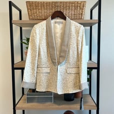 NWT Tahari Arthur S. Levine 100% Linen Alex Blazer, 6P