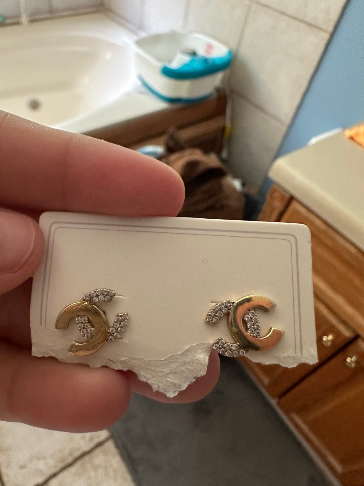 14k solid gold earrings