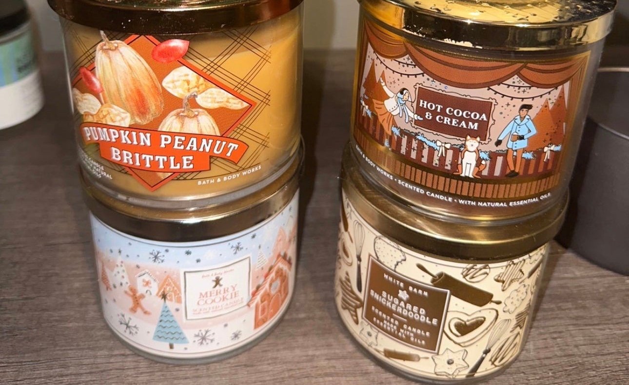 Bath and body works candles