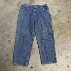 Vintage 90s Levi’s Silvertab Blue Baggy Denim Jeans Size 40x32 Skater