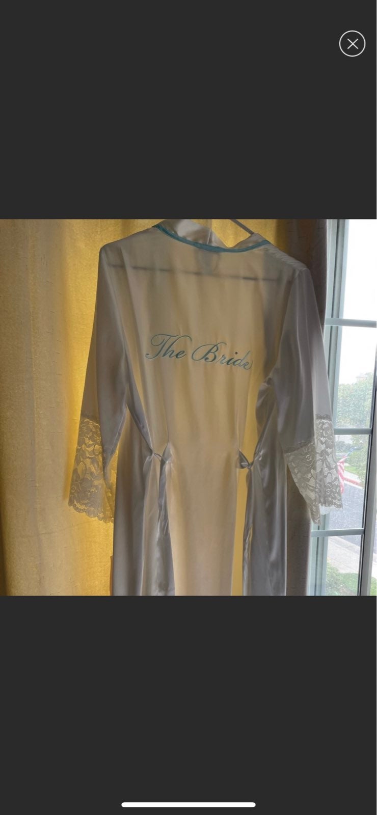 Linea Donatella The Bride Satin Wrap with lace