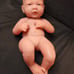 Vintage Berenguer 24-06 Reborn Newborn Baby Doll gray Eyes 14” fetal Position