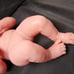 Vintage Berenguer 24-06 Reborn Newborn Baby Doll gray Eyes 14” fetal Position