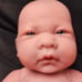 Vintage Berenguer 24-06 Reborn Newborn Baby Doll gray Eyes 14” fetal Position