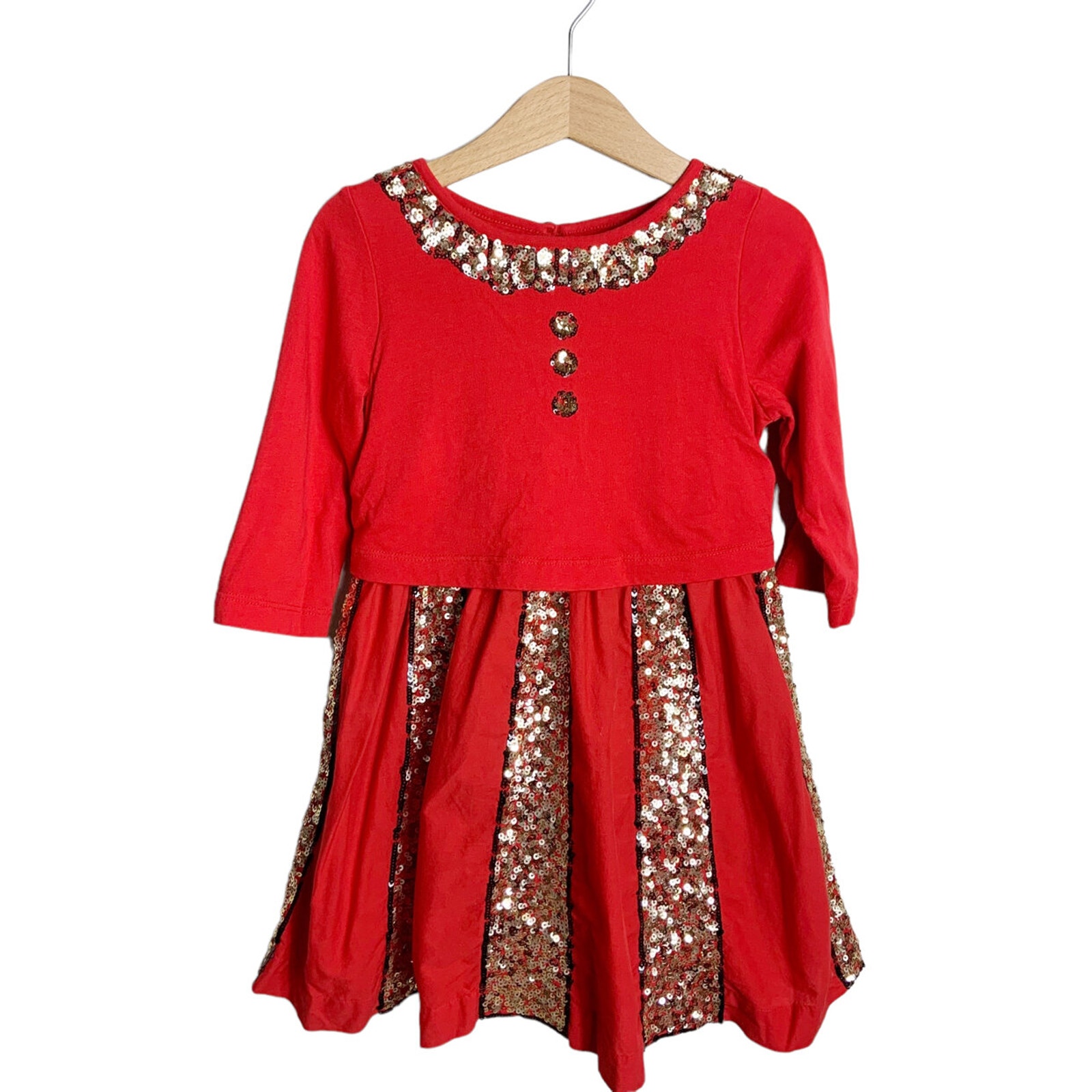 Mini Boden Sequined Skater Dress
