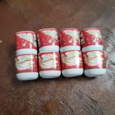 Vintage West Germany Mini Candle Holders Christmas Funny Design Set of 8