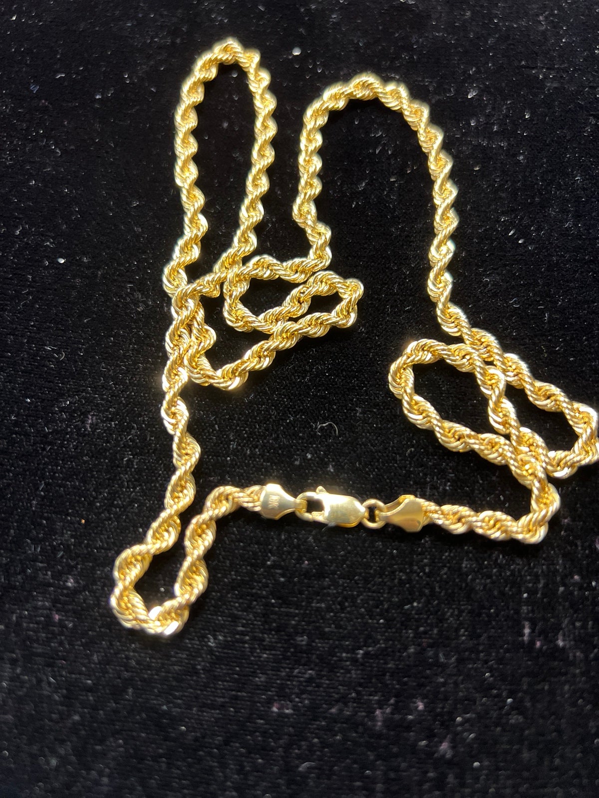 Rope Chain Yellow gold 24”