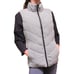 NWT Trbial Women's Black And White Plaid Zip Up Puffer Vest