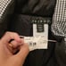 NWT Trbial Women's Black And White Plaid Zip Up Puffer Vest