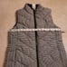 NWT Trbial Women's Black And White Plaid Zip Up Puffer Vest