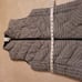 NWT Trbial Women's Black And White Plaid Zip Up Puffer Vest