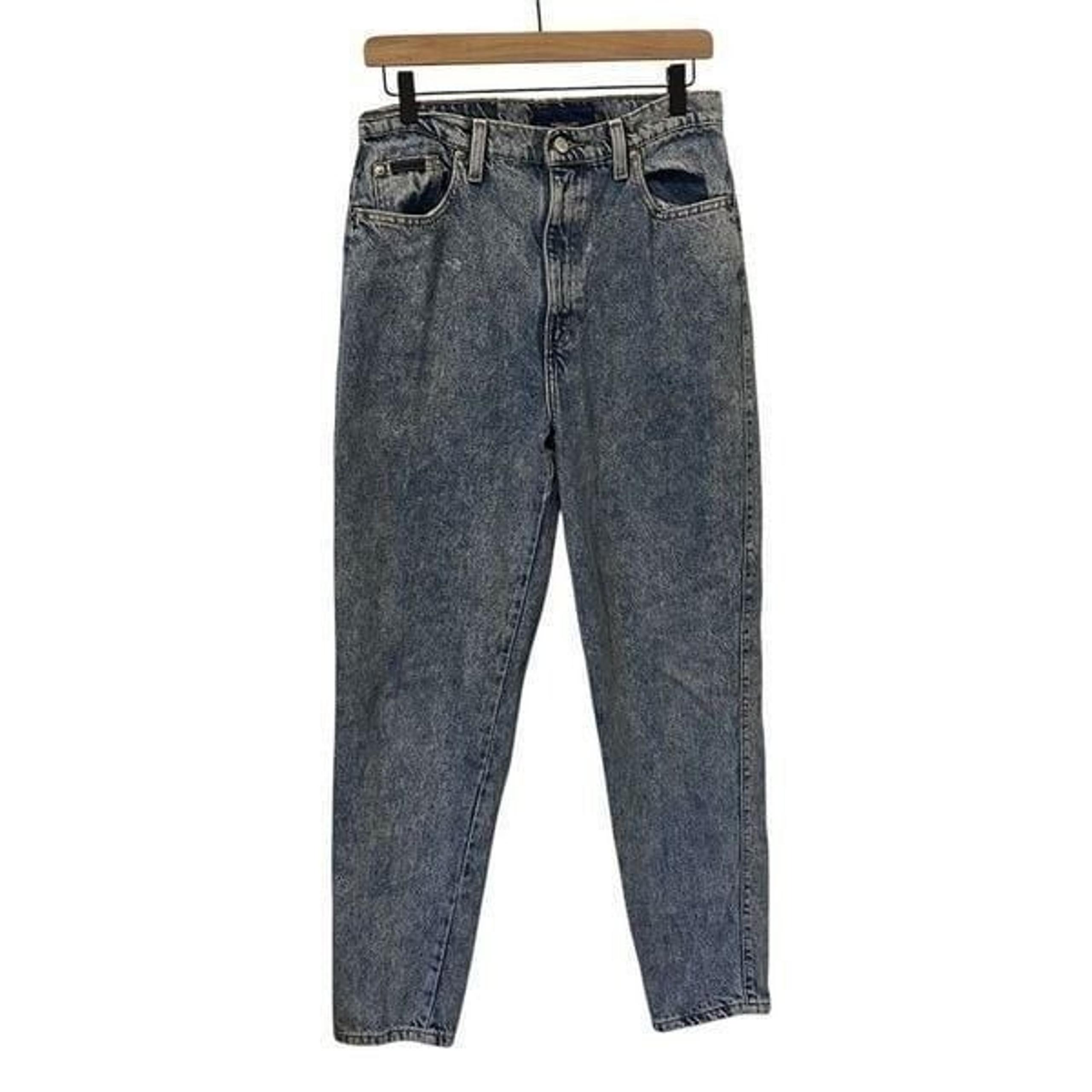 Vintage Women's Sasson Modern Basics Stone Washed Jeans Size 12 Mom Jeans Taper