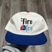 Vintage 90s Fire And Ice Cool As Hell Embroidered Hat Vtg 2 Tone Rare USA 1990s