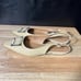 Kenzie Poppi Tan Pointed Toe Sling Back Flats Size 7.5