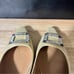 Kenzie Poppi Tan Pointed Toe Sling Back Flats Size 7.5