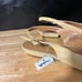 Kenzie Poppi Tan Pointed Toe Sling Back Flats Size 7.5