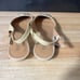 Kenzie Poppi Tan Pointed Toe Sling Back Flats Size 7.5