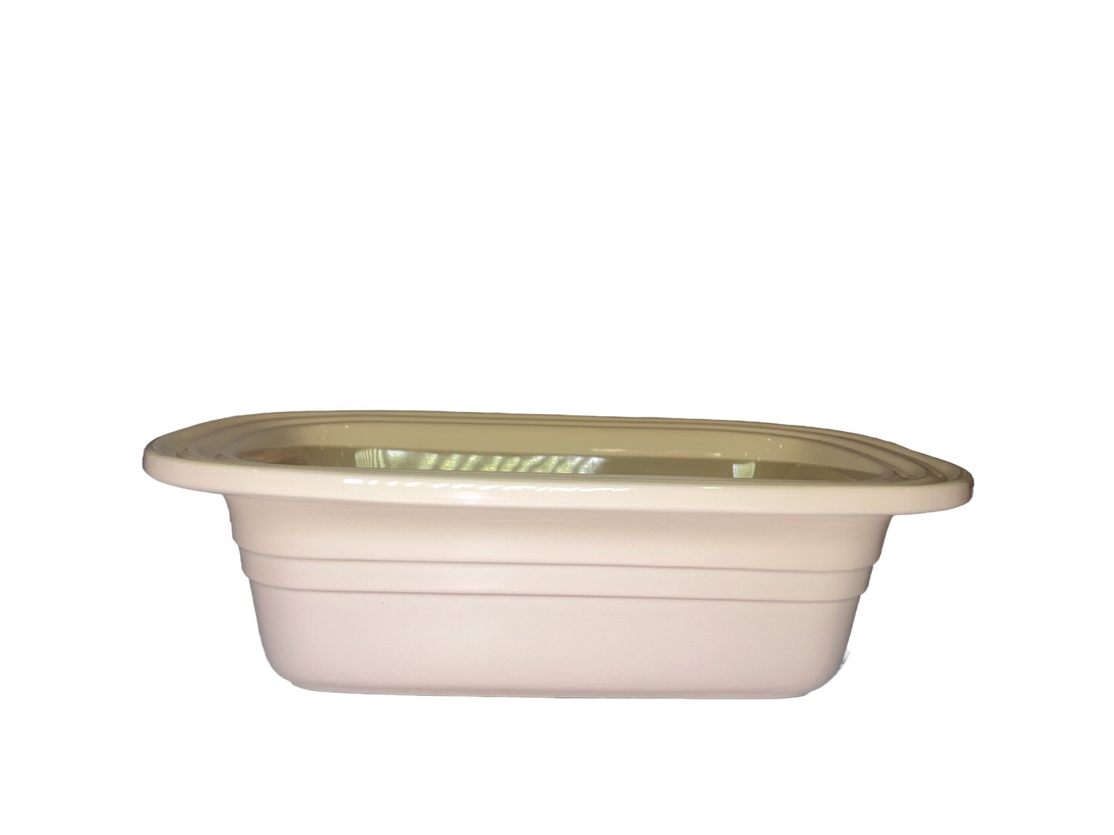 Rare Le Creuset Pink Stoneware Loaf Pan Baking Dish
