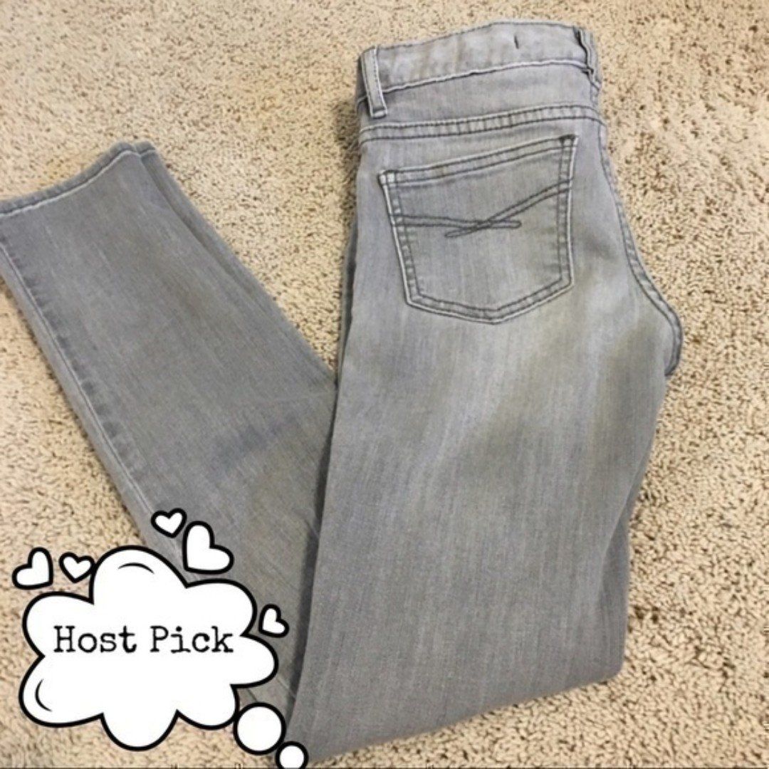 GAP Kids size 10 super skinny gray jeans