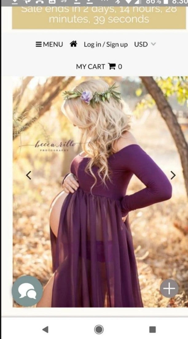 Sew Trendy Maturnity Dress
