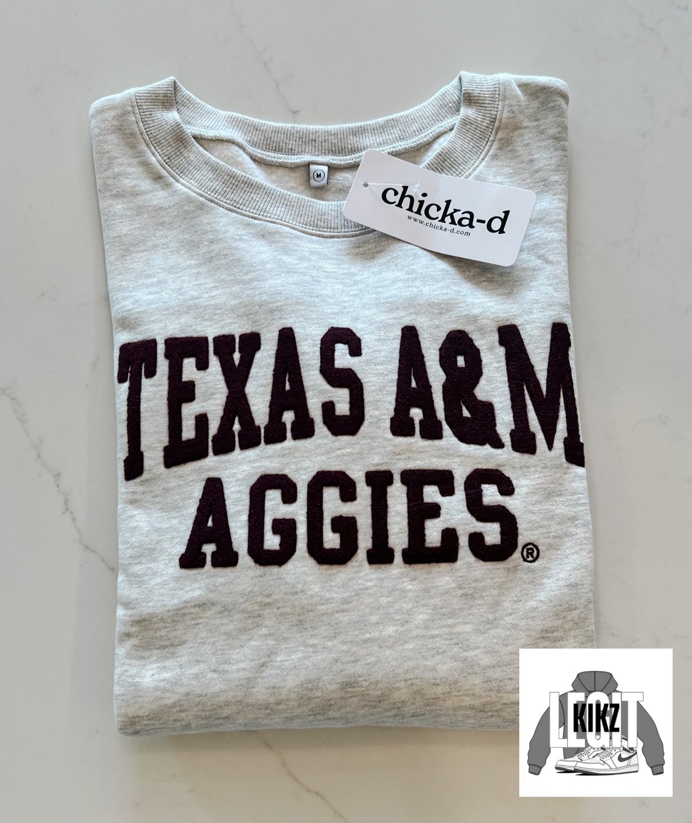 Women’s M - Chicka-d Texas A&M Aggies Sweatshirt - Brand New w Tags