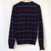 Banana Republic Sweater Mens Medium Knit Silk Linen Pullover Stripes V Neck