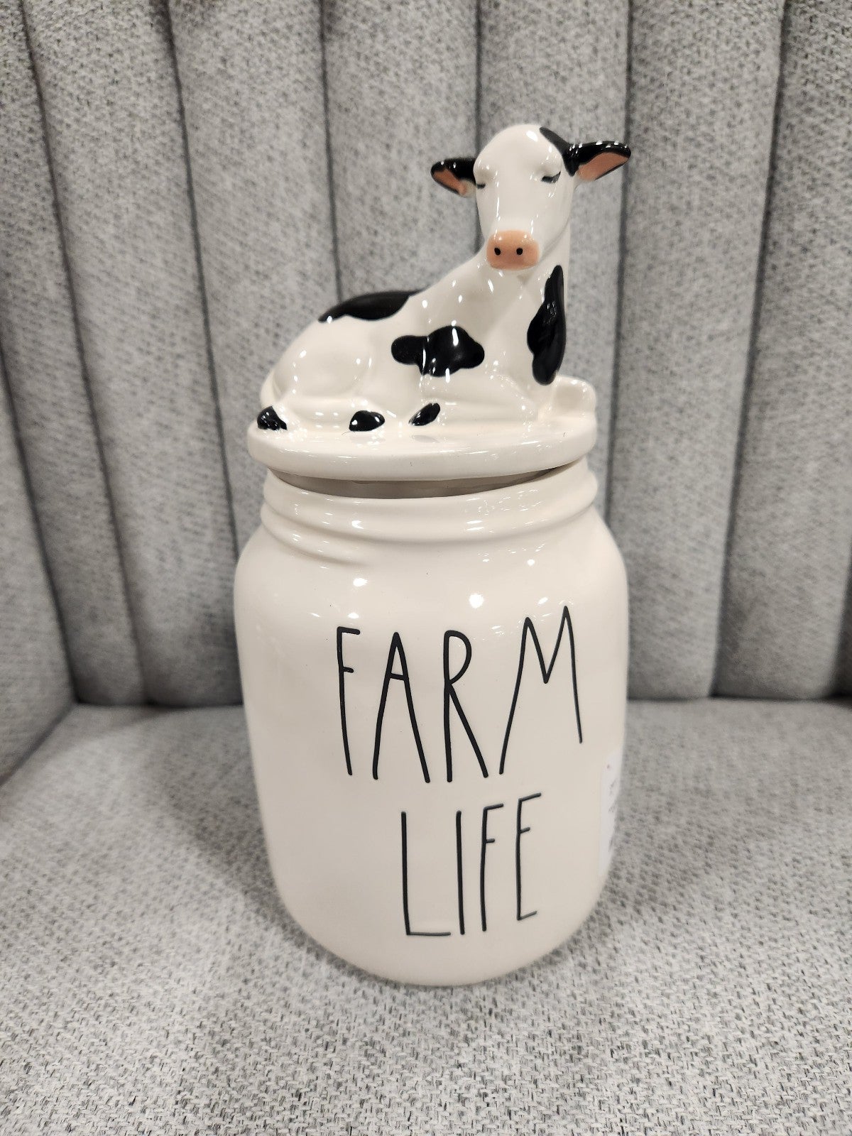 Rae Dunn FARM LIFE COW CANISTER. FARM LINE. FARM HOUSE NEW RELEASE 2023