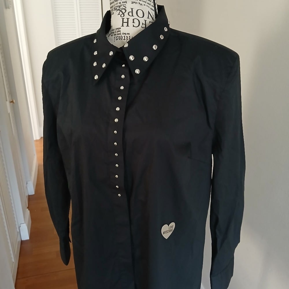 LOVE MOSCHINO BLACK SHIRT
