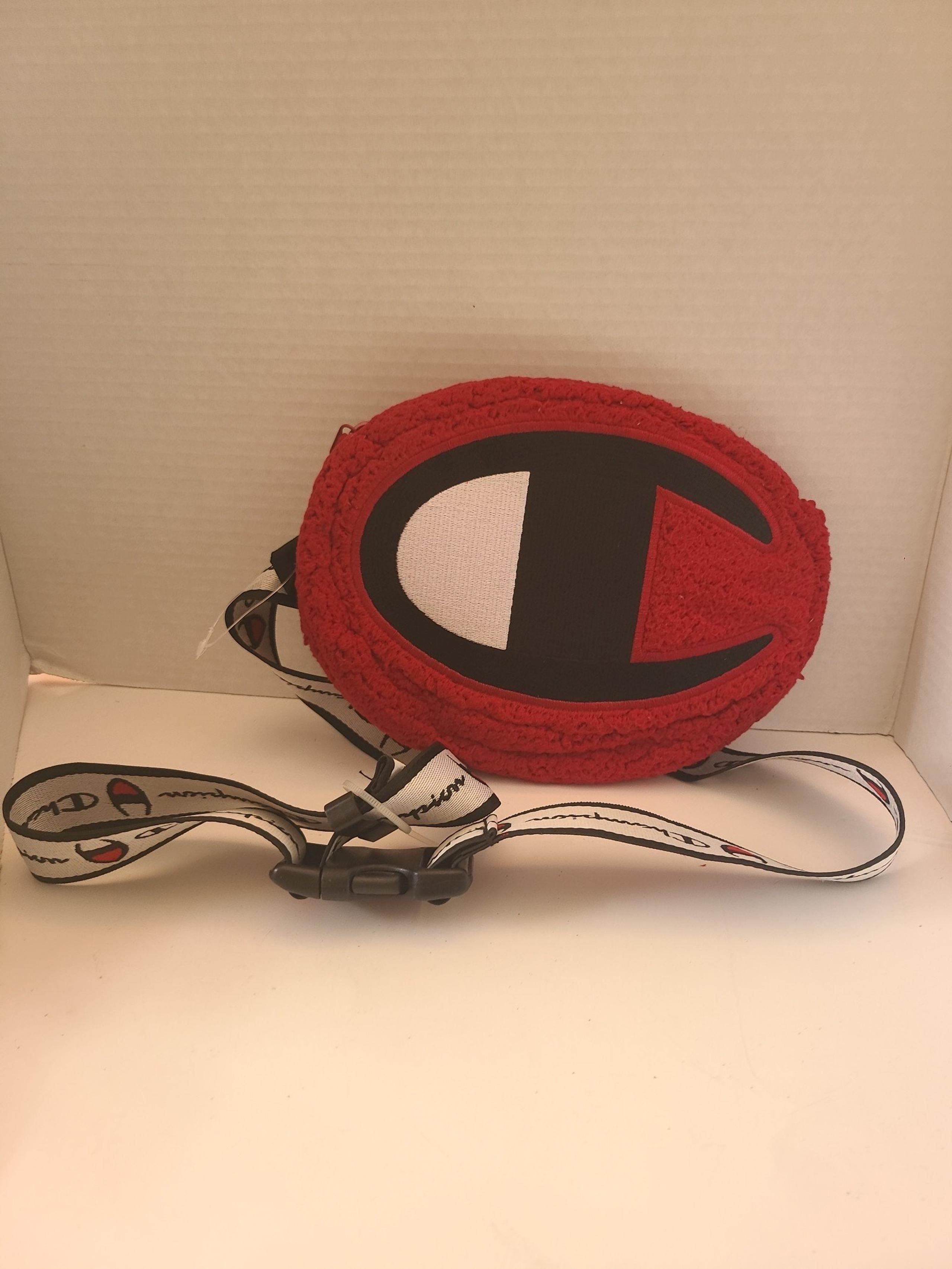 Champion Prime Waist Pack Pouch Fanny Pack Shoulder Crossbody Bag red, pre-owned