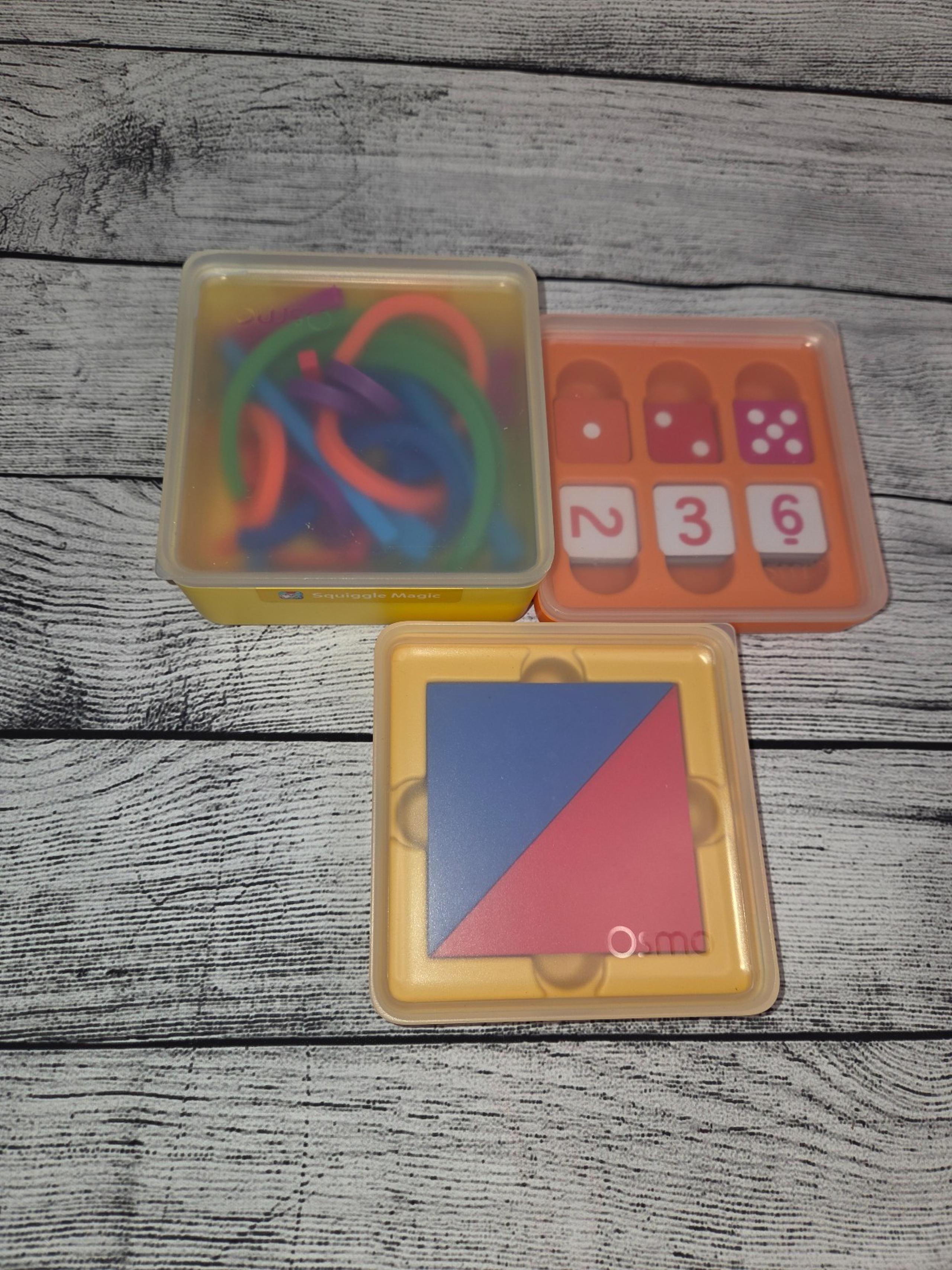 Osmos Genius Developmental Learning Games Kits - Numbers, ABCs & Tangram