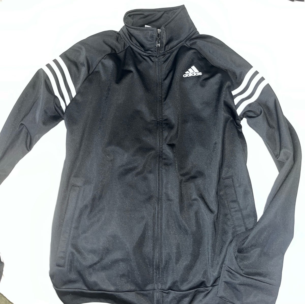 Adidas 3- Stripe Zip Up