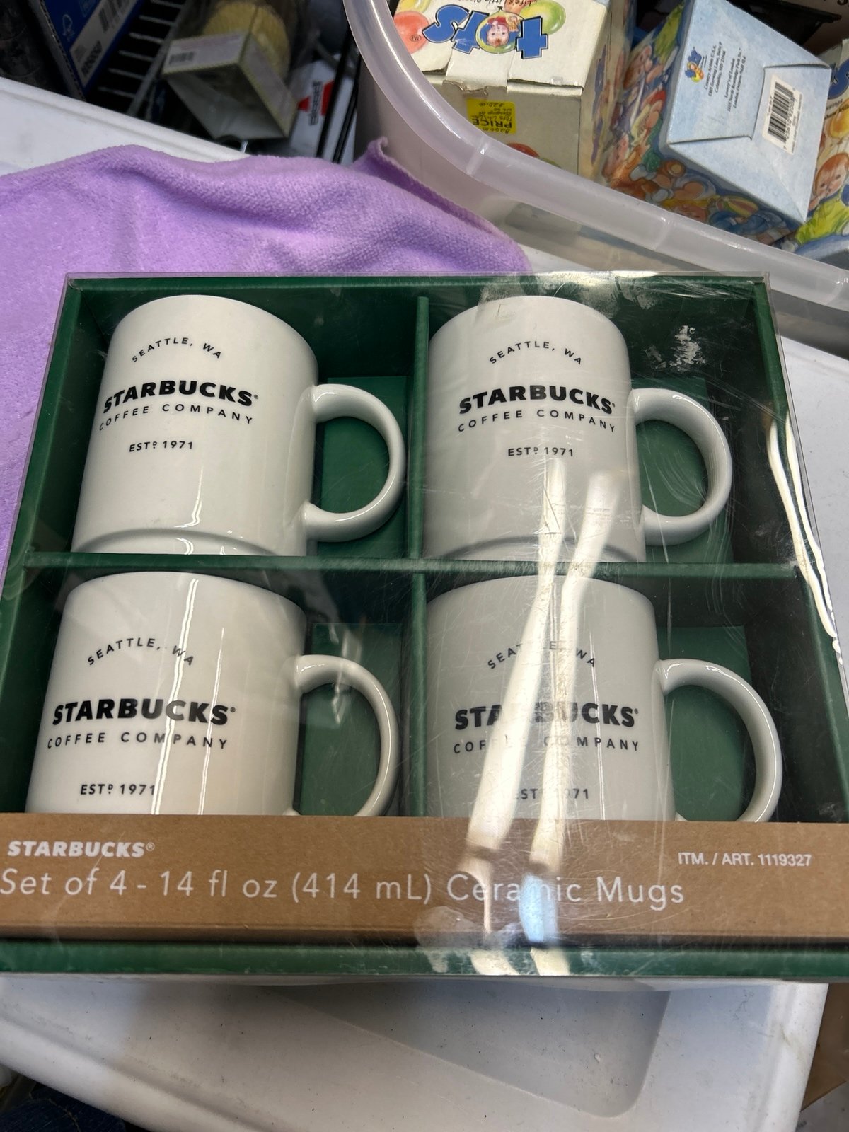 Starbucks’s Set of Four Ceramic Mugs
