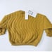NEW ZARA Sz 12-18m Yellow Quilted Sweatshirt