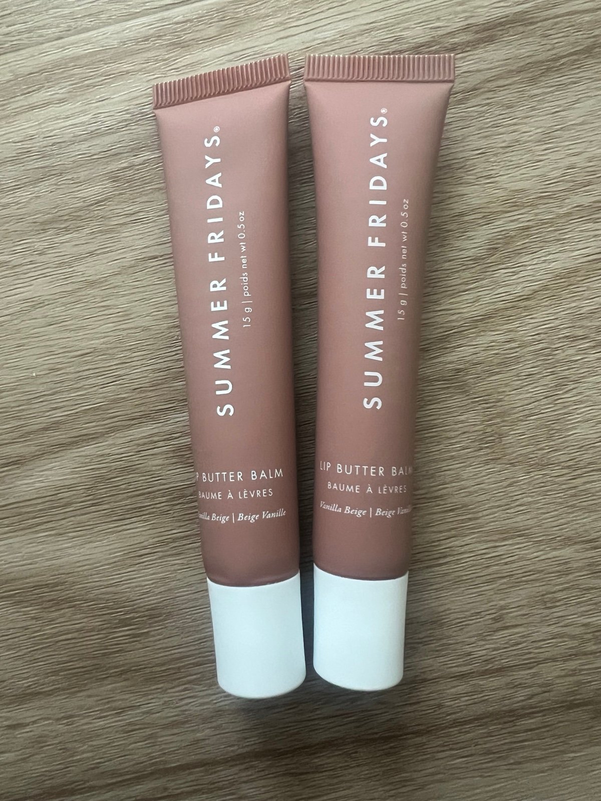 Summer Fridays Lip Butter Duo- Vanilla Beige