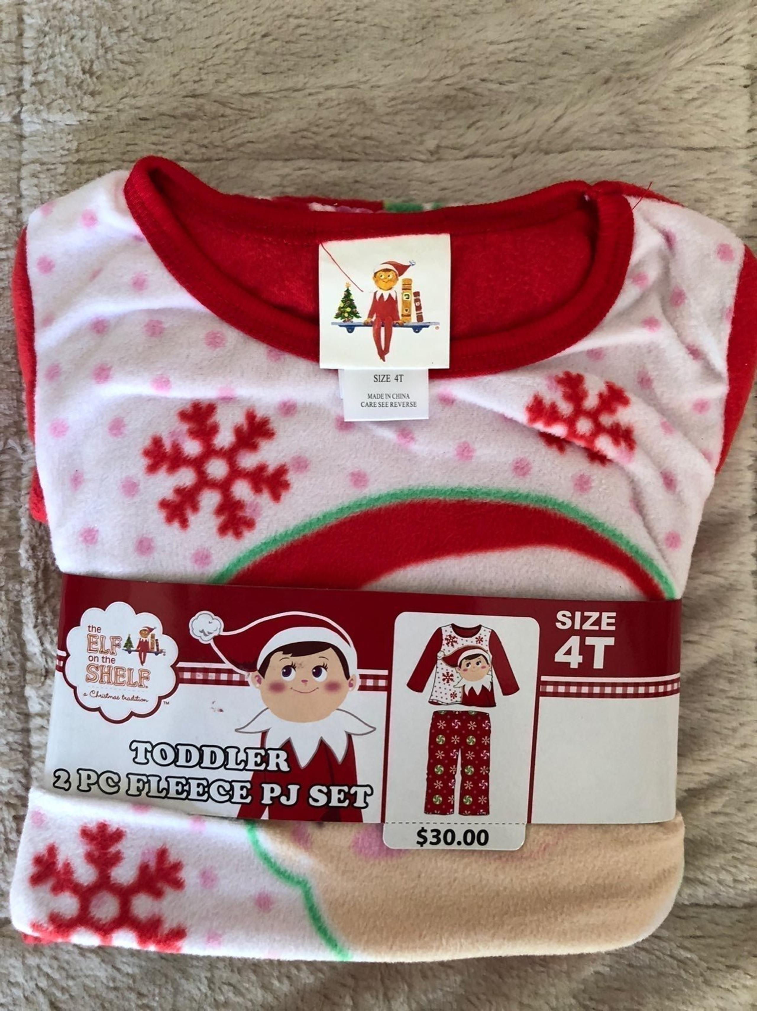 The Elf on the shelf toddler pajama set 4T