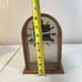 Howard Miller Vintage MCM Wood Arch Mantle Desk Table Clock Working