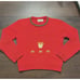 Vtg McDonaldland Fashions by genesco Kids Sweater Frys Hanburger Embroidered 70s