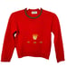 Vtg McDonaldland Fashions by genesco Kids Sweater Frys Hanburger Embroidered 70s